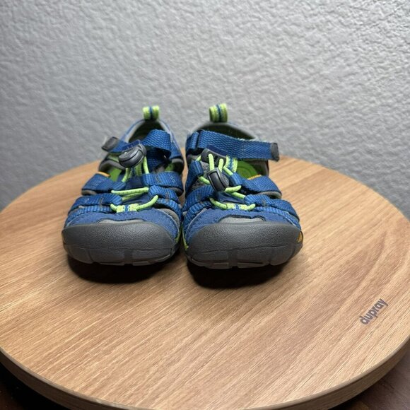 Keen Youth Newport H2 Sandals‎ Size 11C Blue Green Washable Durable Outdoor - Picture 6 of 6